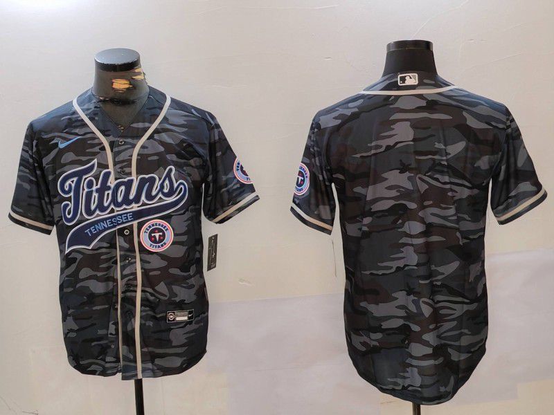 Men Tennessee Titans Blank Camo Joint Name 2024 Nike Limited NFL Jersey style 1->tennessee titans->NFL Jersey